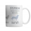 Personalised Border Collie Dog Breed Mug