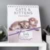 Personalised Cats and Kittens Desk Calendar