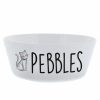 Personalised Scribble Cat Plastic Cat Bowl